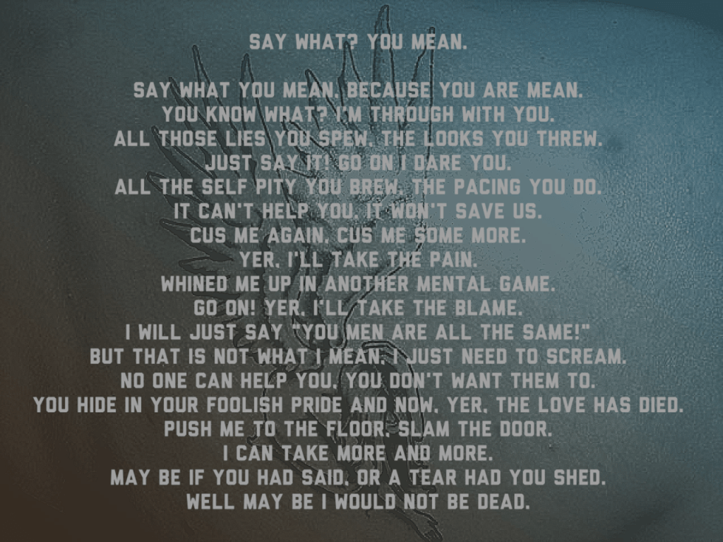 Say what you&nbsp;mean.